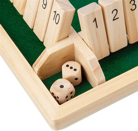 Ropoda Juego De Mesa De Dados Shut The Box Cierra La Caja Env O Gratis