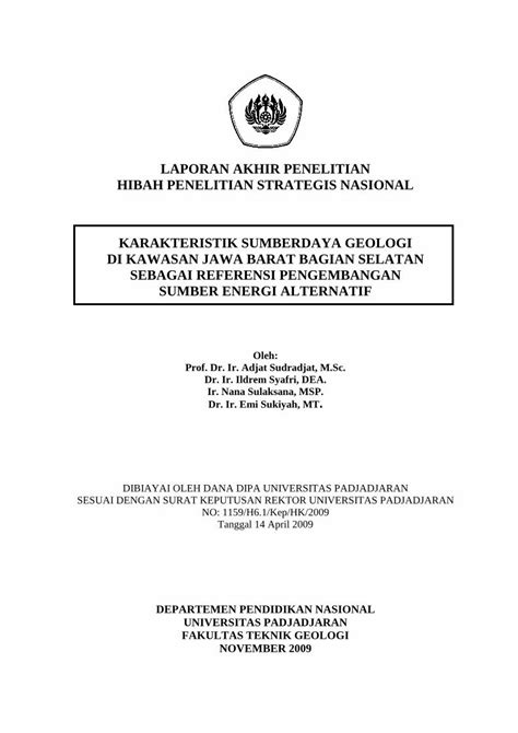 PDF LAPORAN AKHIR PENELITIAN HIBAH PENELITIAN Pustaka Unpad Ac Id Wp