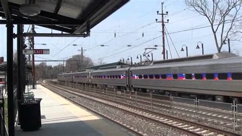 Septa Train 529 At Wayne Station On The Paolithorndale Line In Hd