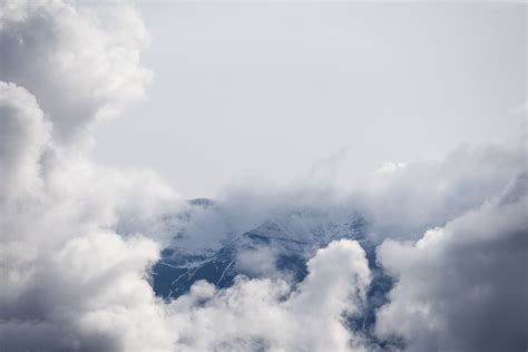 Kostenlose Foto Berg Schnee Wolke Himmel Sonnenlicht Bew Lkt