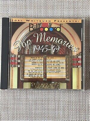 Billboard Pop Memories: 1945-49 by Various Artists CD Brand New 81227157821 | eBay