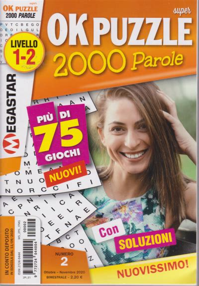 Super Ok Puzzle 2000 Parole N 2 Livello 1 2 Ottobre Novembre