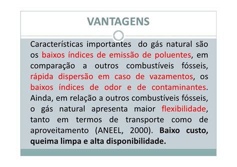 Gás Natural Vantagens E Desvantagens - 10