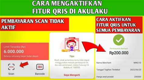 Cara Mengaktifkan Qris Akulaku Cara Mengatasi Qris Akulaku Tidak Bisa