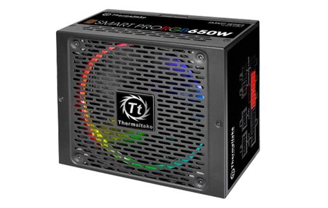 Fonte Thermaltake Smart Pro RGB 650W 80 Plus Bronze PFC Ativo Full