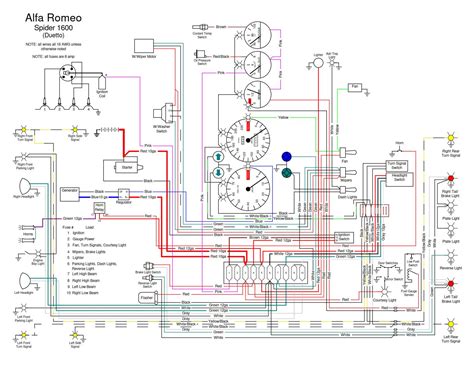 Alfa Romeo Spider Duetto Electrical Wiring Diagrams