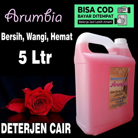 COD Cairan Pencuci Pakaian Arumbia PINK Rose Ramah Lingkungan