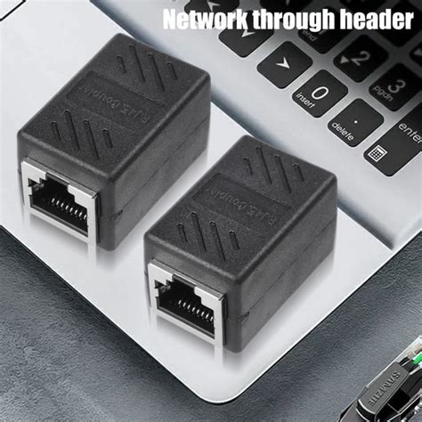 New 5pcs Rj45 Splitter Connector Adapter Ethernet Splitter Coupler