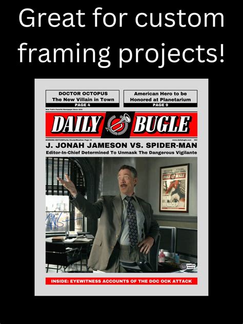 Daily Bugle Custom Made Newspaper, Finished and Ready to Print - Etsy