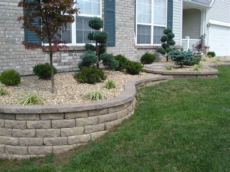 Front Yard Retaining Walls Landscaping Sloped Backyard Landscaping