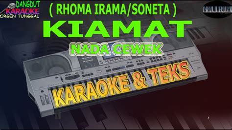 Karaoke Dangdut KIAMAT RHOMA IRAMA SONETA NADA CEWEK Kybord KN2400 2600