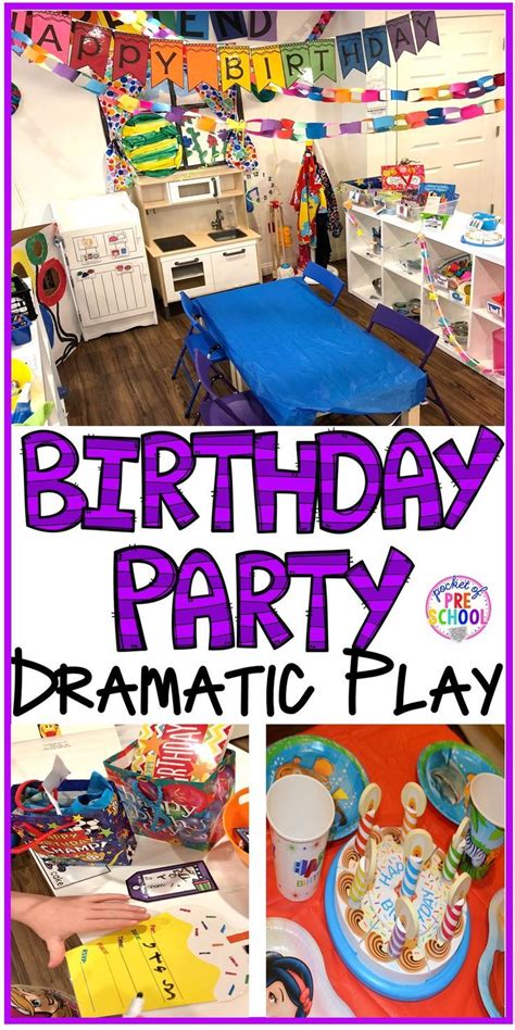 Birthday party dramatic play – Artofit