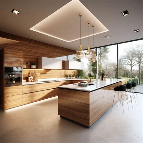 Modern Light Wood Kitchen Cabinets | Wood Kitchen Cabinets Modern