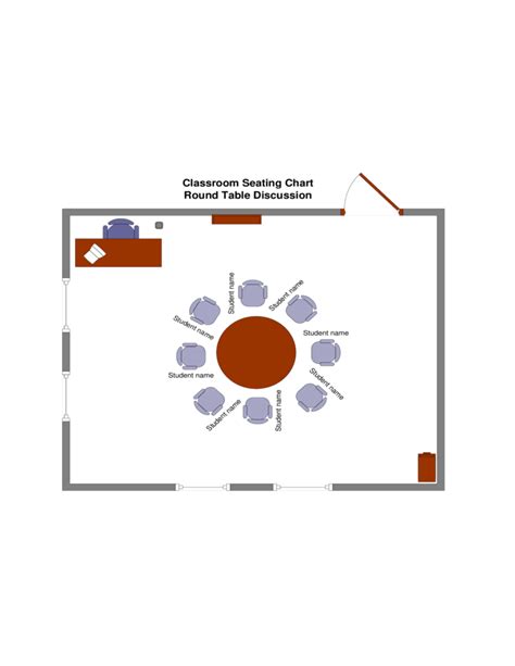 Best Classroom Seating Chart Template Free Download