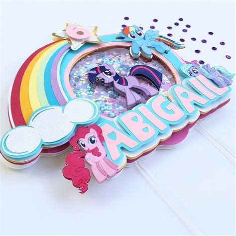 My Little Pony Cake Topper My Little Pony Party My Little - Etsy