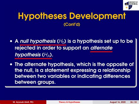 Theoretical Framework And Hypothesis Development Ppt