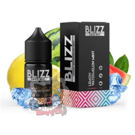 Жидкость Blizz Salt Lemon Watermelon Mint [ 30 50 Mg 30 Ml ] для