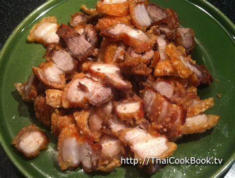 How To Cook Moo Grob หมูกรอบ Recipe For Making Thai Crispy Deep