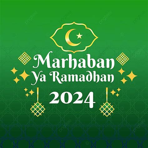 Marhaban Ya Ramadan 2024 1445 Hijriyah With Elegant Greeting Card