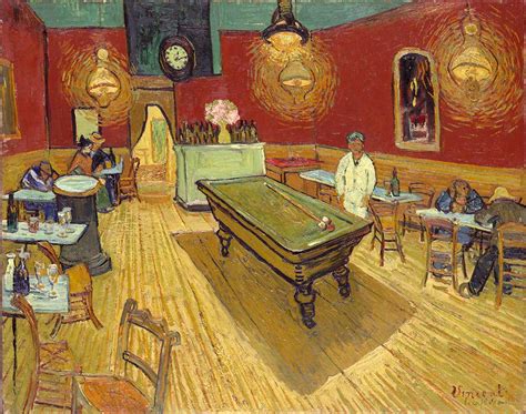 Vincent Van Gogh Gece Kahvesi Stanbul Sanat Evi