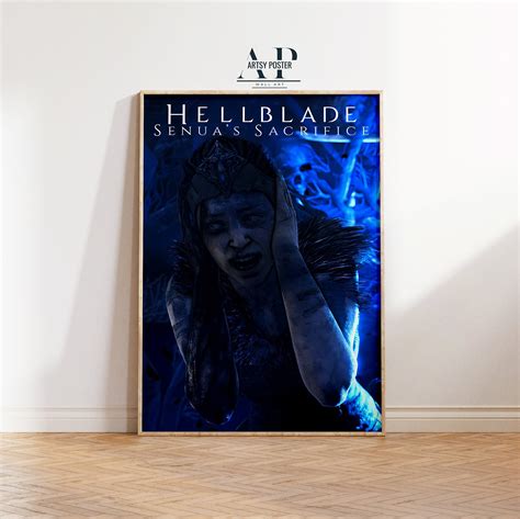 Hellblade Senuas Sacrifice Poster Video Game Art Print Gaming Wall