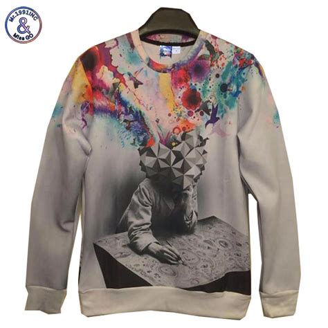 Mr1991inc Autumn Fashion 3d Sweatshirts Mens Hoodies Thin 3d Men