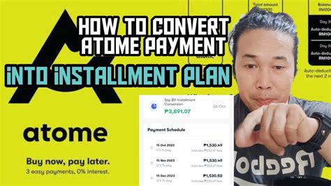 How To Convert Atome Payment To Installment Na Convert Ko