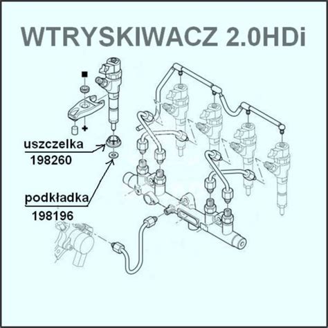 Uszczelniacz Wtryskiwacza Citroen Peugeot Hdi Hdi Orygina Peugeot