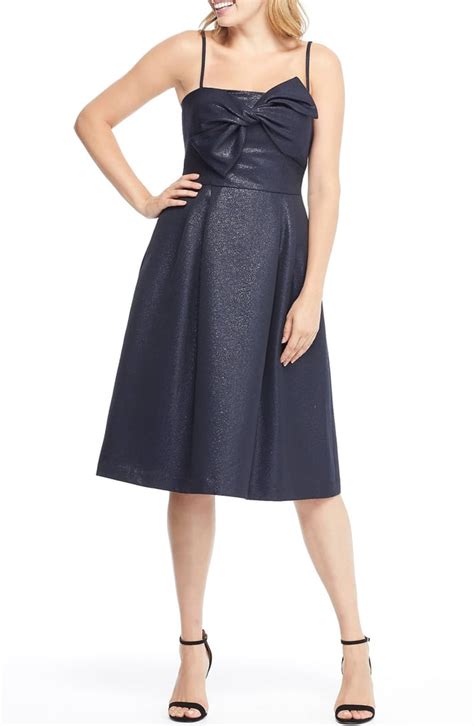 Gal Meets Glam Collection Lucille Starry Night Fit Flare Dress Gal