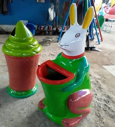 Frp Rabbit Shape Dustbin At Rs Plastic Dustbin In Kollam Id