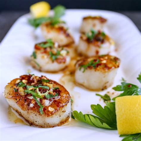 Garlic Lemon Butter Scallops Karyls Kulinary Krusade