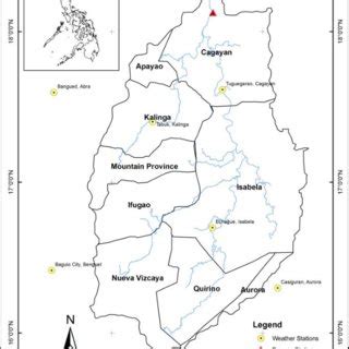 The Cagayan River Basin, its provinces, the Bangag gauging station and... | Download Scientific ...