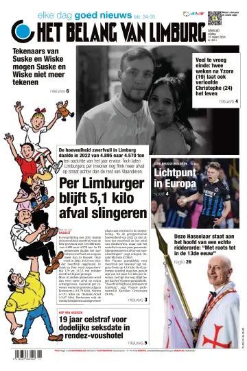 Het Belang Van Limburg Subscriptions Pressreader