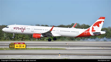 C FJQH Air Canada Rouge Airbus A321 200 By Richard Rafalski