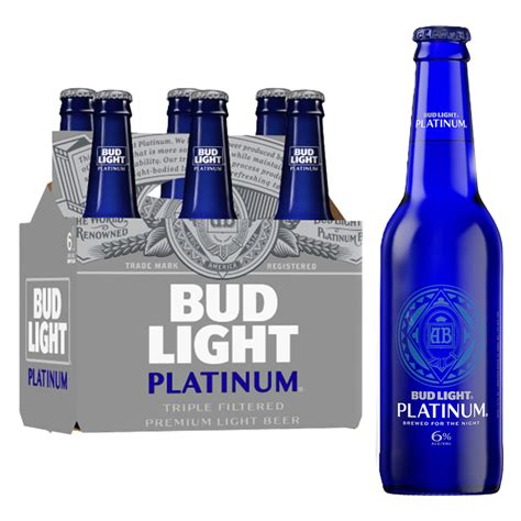 Bud Light Platinum 6pk 12oz Btl 6.0% ABV : Alcohol fast delivery by App ...