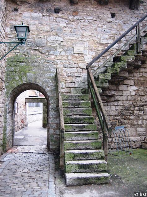 Bild 2325 Stadtmauer Treppe Rothenburg Bilder Net