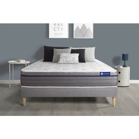 Ensemble Matelas Ressorts Ensach S M Moire De Forme Actiflex Zen X