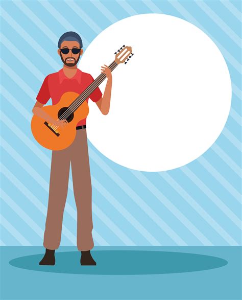 Musician artist cartoon 655242 Vector Art at Vecteezy