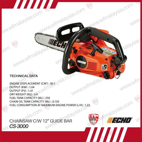 Echo Cs Cc Hp Professional Top Handle Chainsaw Foc