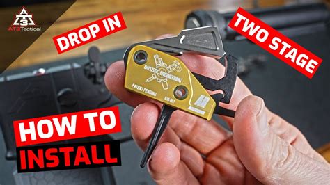 How To Install A Two Stage Triggers Drop In Triggers On Ar Rifles