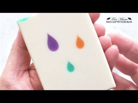 How To Make Mini Drop Swirl Cold Process Soap Technique Video 25