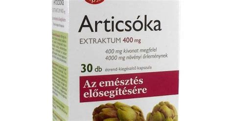 INTERHERB NAPI 1 KAPSZULA ARTICSÓKA EXTRAKTUM 400 MG ÉTREND KIEGÉSZÍTŐ