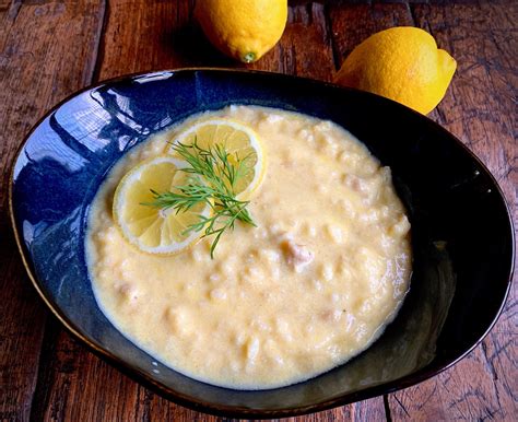 Avgolemono Soup Greek Egg Lemon Chicken Soup