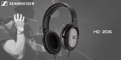 Sennheiser Hd 206 Over Ear Headband Hifi Headphone Stereo Headset Jg