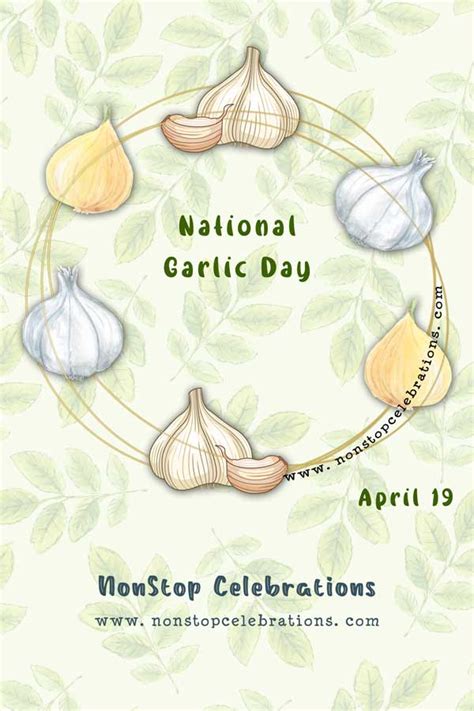 Celebrate National Garlic Day April 19 | NonStop Celebrations