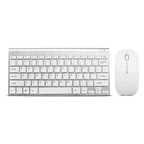 Wireless Keyboard and Mouse Combo, Compact Quiet Wireless Keyboard and ...