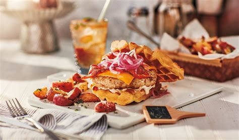 Chicken And Waffles Burger Recipe