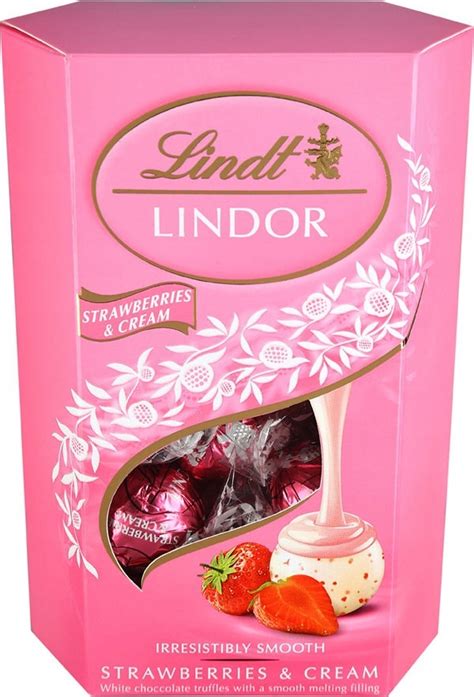 Czekoladki Lindt Lindor Praliny Truskawkowe 200g 13423736008 Allegro Pl