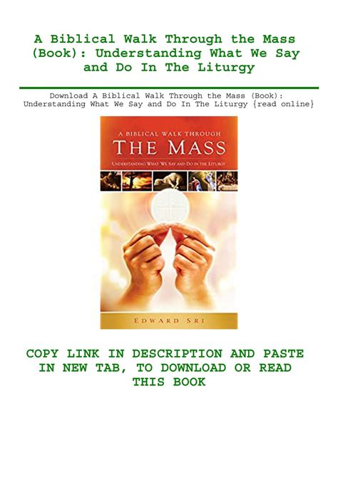 A Biblical Walk Through The Mass 8