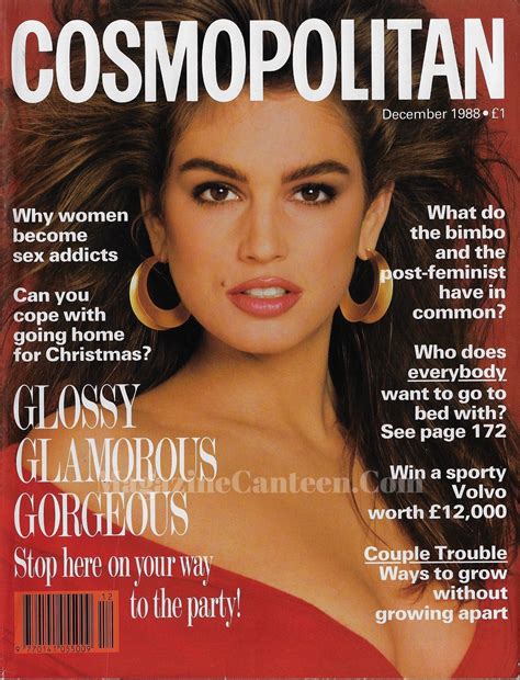 Cosmopolitan Magazine - Cindy Crawford – magazine canteen